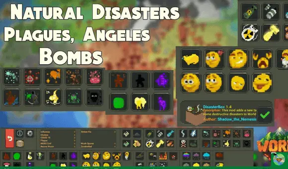 disasters in worldbox in the upcoming release update